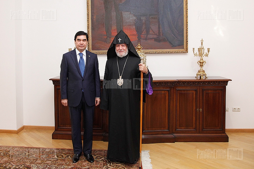 Turkmenistan’s President Gurbanguly Berdimuhamedov’s visit to Ejmiacin