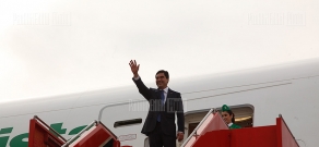 President of Turkmenistan Gurbanguly Berdimuhamedov . Airport