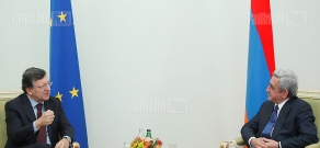 Meeting of RA President Serzh Sargsyan and European Commission President Manuel Barroso