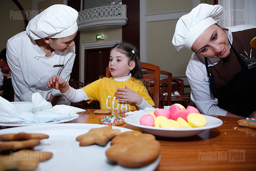 Charitable Christmas event for children with disabilities organized by Armenia-Marriott 