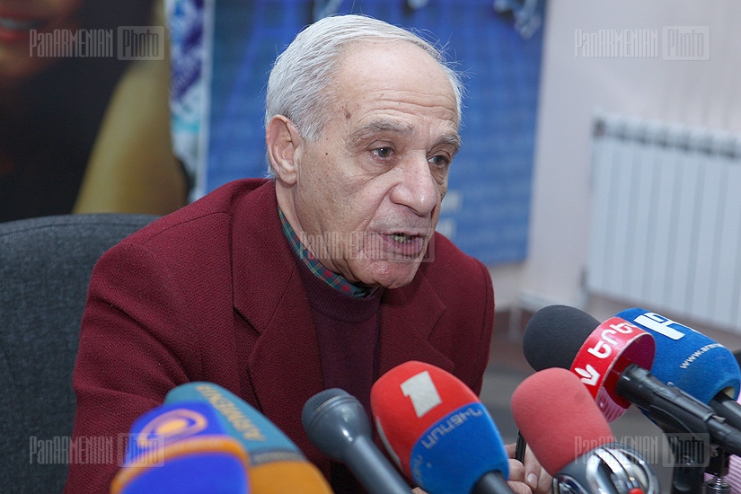 Press conference of Chairman of the Union of Architects of Armenia Mkrtich Minasyan