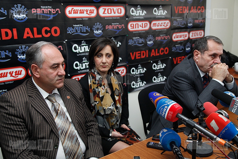 Press conference of Gurgen Eghyazaryan and Sukias Avetisyan