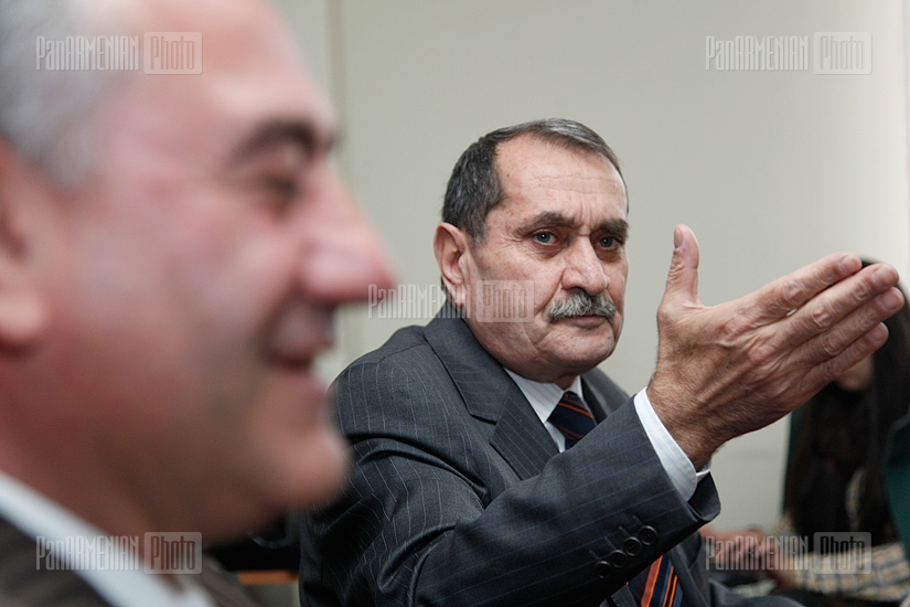 Press conference of Gurgen Eghyazaryan and Sukias Avetisyan