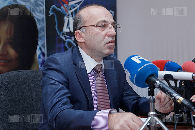 Press conference of Tatul Manseryan