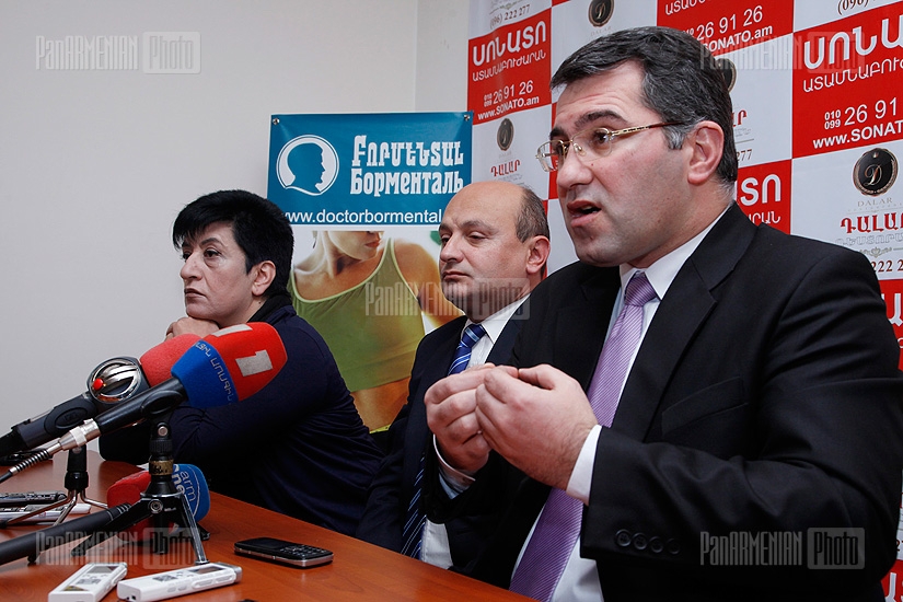Press conference of Stepan Safaryan, Armen Martirosyan and Susanna Muradyan
