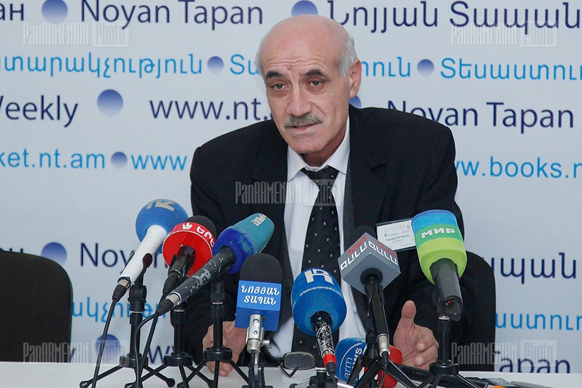 Press conference of Martik Sargsyan