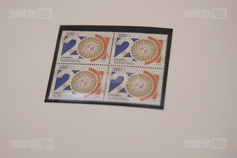 Cancellation ceremony of a postage stamp dedicated to the 20th anniversary of “Hayastan” All-Armenian Fund 