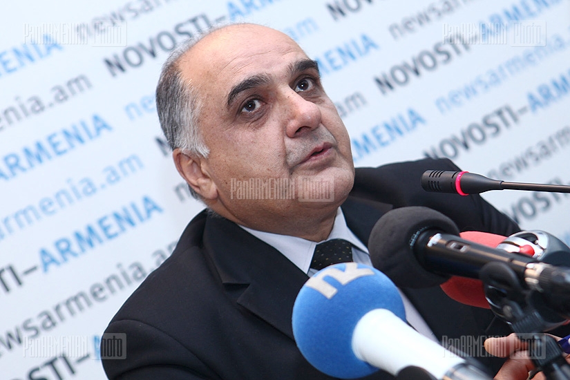 Press conference of Ashot Hovhannisyan