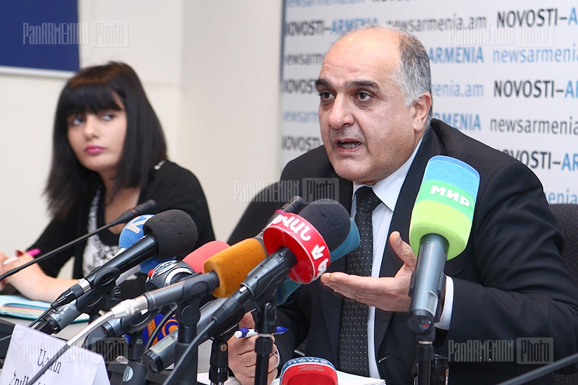 Press conference of Ashot Hovhannisyan
