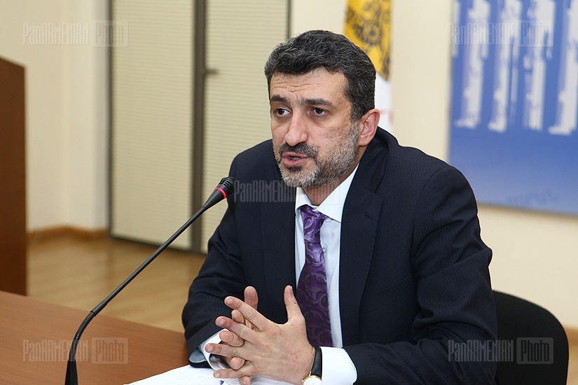 Press conference of assistant to Yerevan Mayor Aram Sukiasyan.