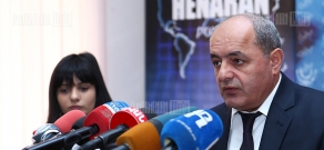 Press conference of Garnik Petrosyan
