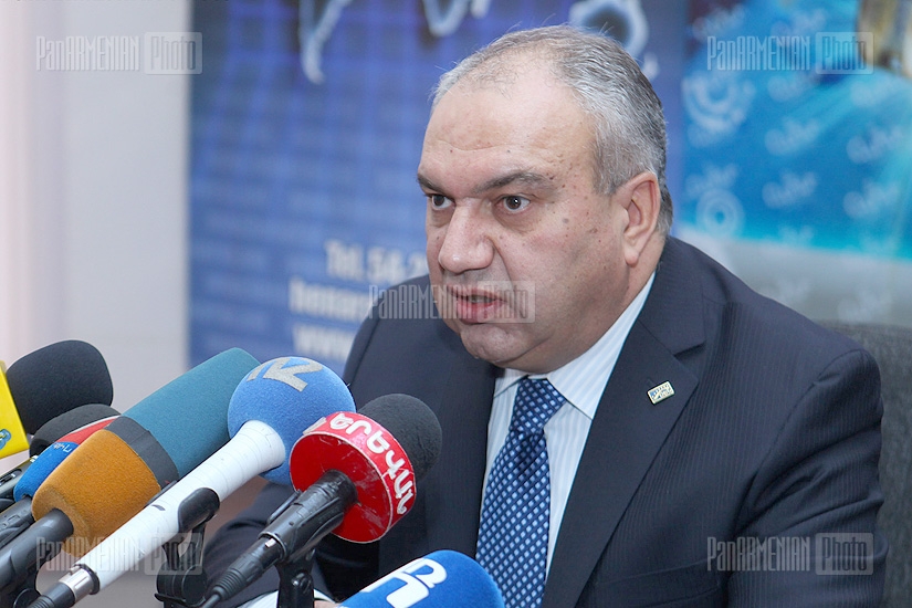 Press conference of Khachik Harutyunyan