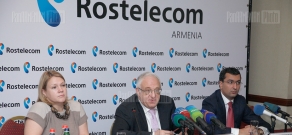 Пресс-конфренция копмании Ростелеком в Ереване