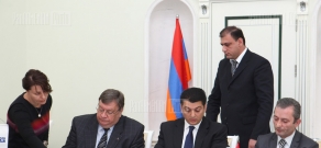 Signing of memorandum between RA Prosecutor General's Office, OSCE Office in Yerevan and public servants