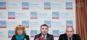 Presentation of results of public opinion poll for Armenian presidential elections    