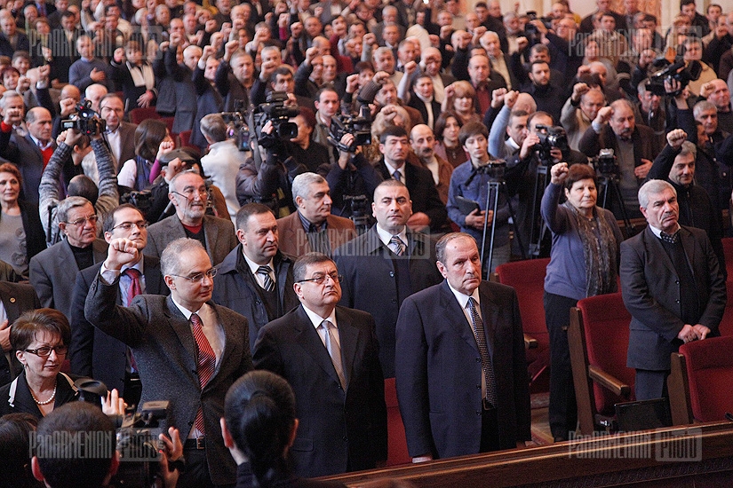 The 17th congress of Pan-Armenian National Movement (HHSh) Party 