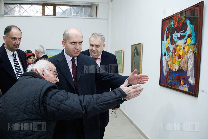 Exhibition dedicated to the 90th anniversary of Armenian State Pedagogical University at the Artists’ Union of Armenia