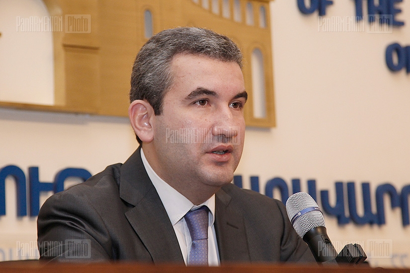 Press conference of RA State Commission for the Protection of Economic Competition Artak Shaboyan