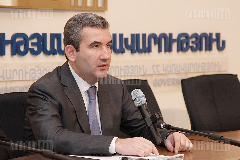 Press conference of RA State Commission for the Protection of Economic Competition Artak Shaboyan