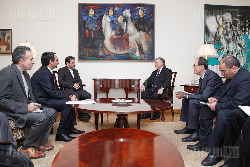 Foreign Minister Edward Nalbandyan received Deputy foreign minister of Iran Seyed Abbas Araghch
