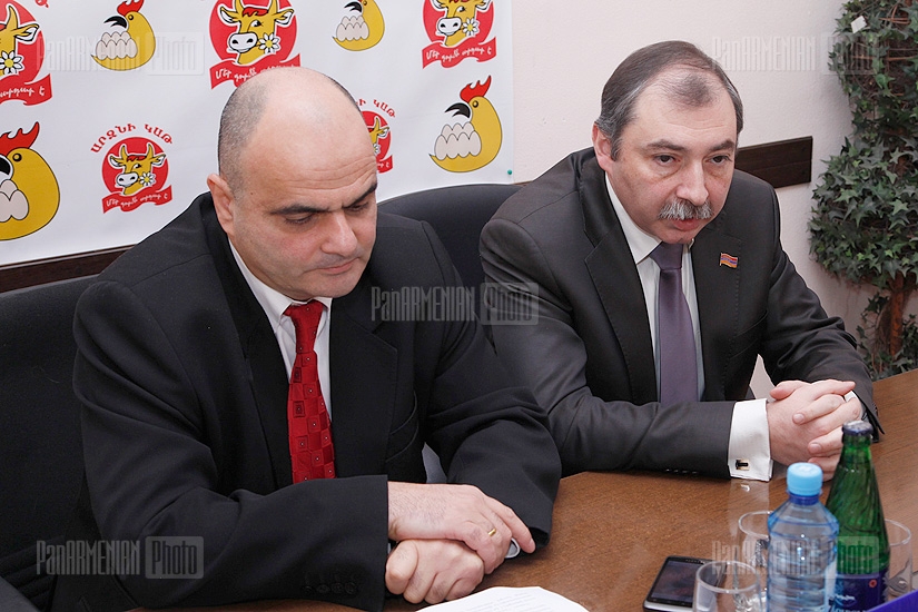 Press conference of Hayk Babukhanyan and Levon Baghdasaryan