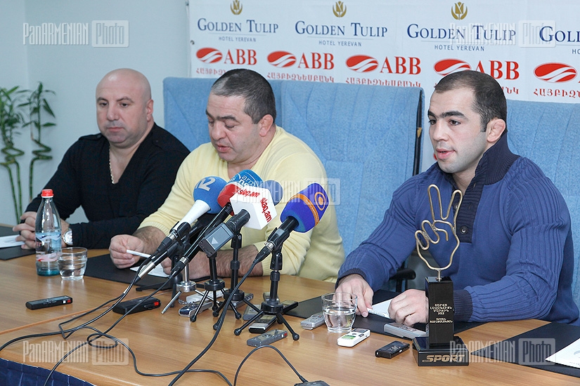 Press conference of Arsen Julfalakyan, Levon Julfalakyan and Samvel Gevorgyan