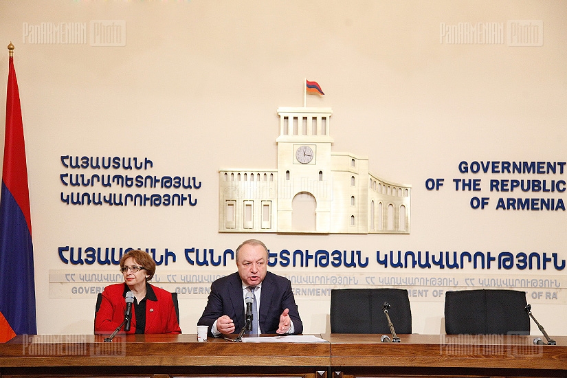 Press conference of  Minister of Health Derenik Doumanyan