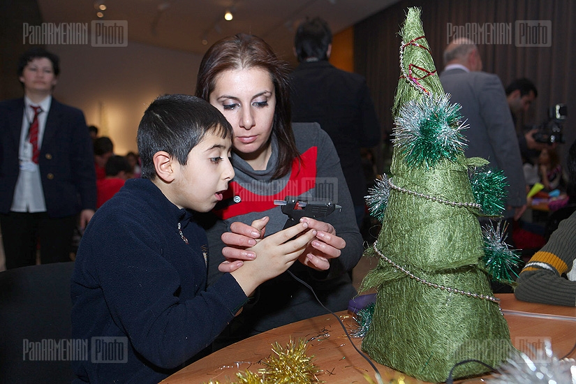 Գաֆէսճեան արվեստի կենտրոնում  անցկացվեց ամանորյա  ստեղծագործական ծրագիր երեխաների համար