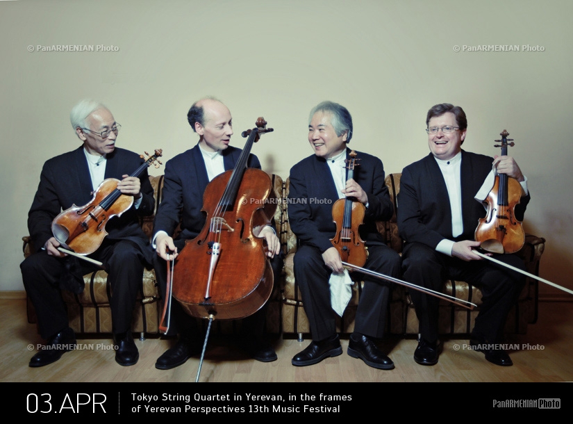Tokyo String Quartet in Yerevan, in the frames of Yerevan Perspectives 13th Music Festival 