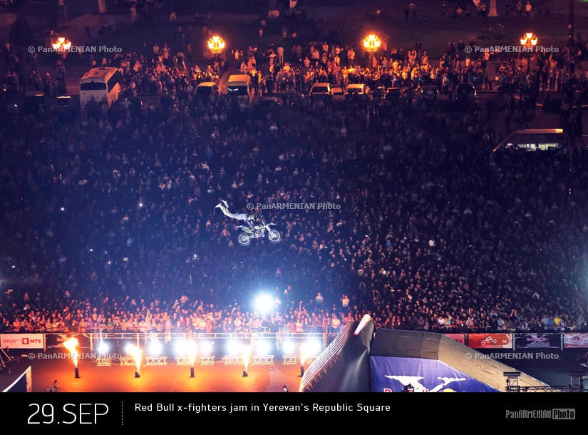 Red Bull x-fighters jam in Yerevan’s Republic Square 