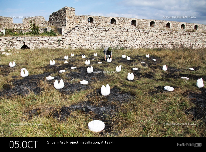 Shushi Art Project installation, Artsakh 