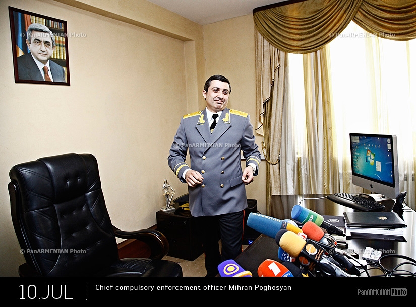 Chief compulsory enforcement officer Mihran Poghosyan 