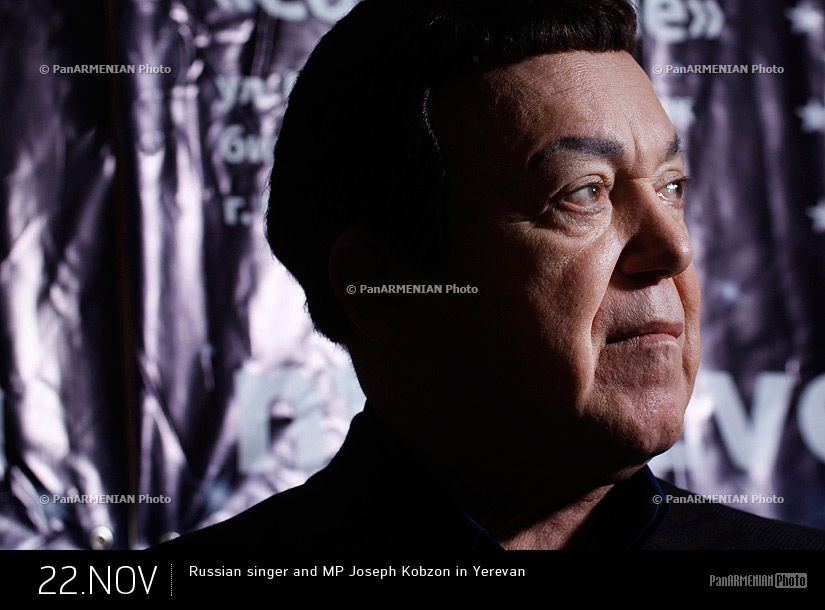 Русский певец и депутат Иосиф Кобзон в Ереване