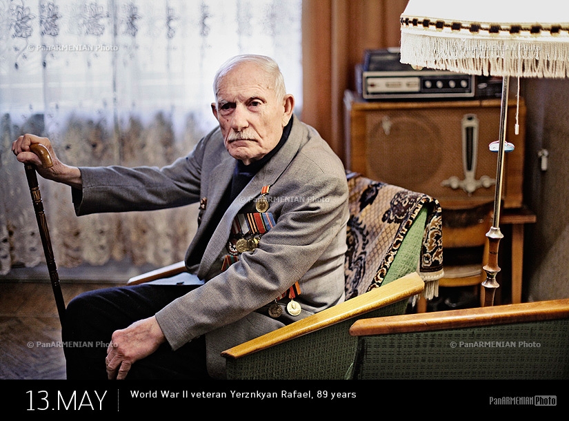 Ветеран Второй мировой войны Ерзнкян Рафаэль, 89 лет