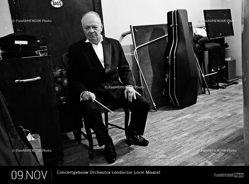 Concertgebouw Orchestra conductor Lorin Maazel 