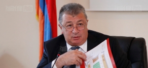 Press conference of SEUA rector Ara Avetisyan