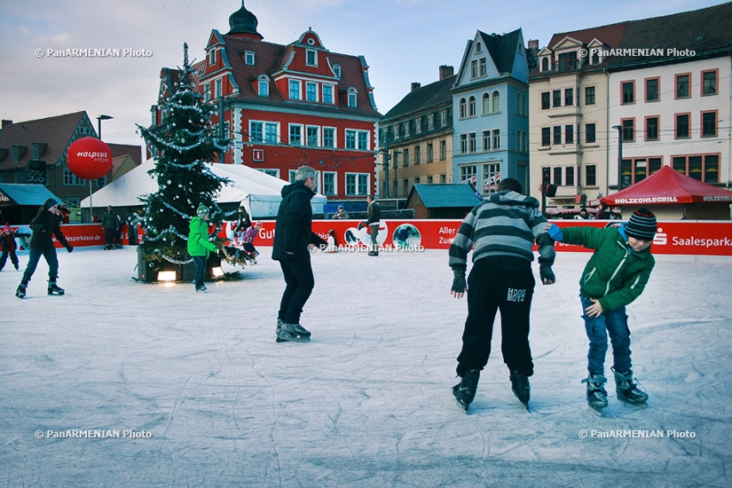 Рождественский дух в Лейпциге и Галле, Германия