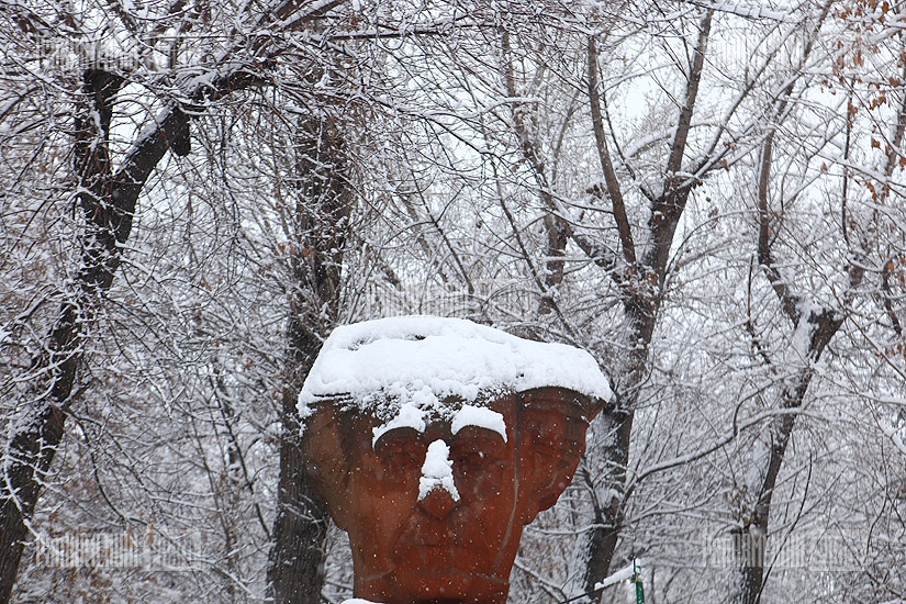 Snow in Yerevan