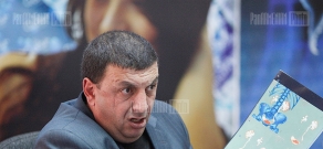 Press conference of Karo Karapetyan