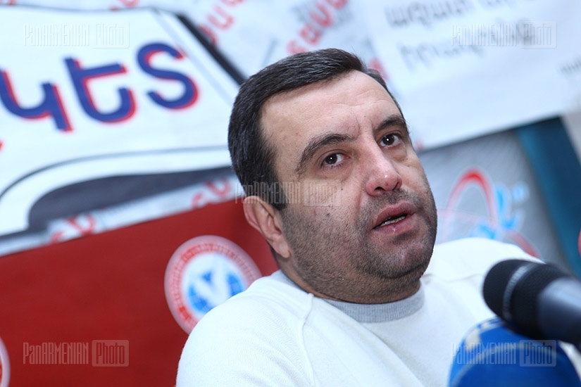 Press conference of of presidential candidate Vardan Sedrakyan