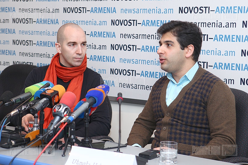 Press conference of Mario Stefano Pietrodarchi and Sergey Smbatyan