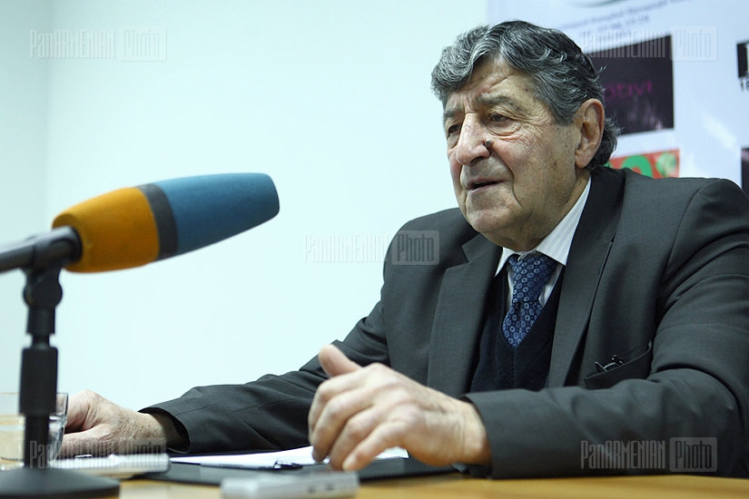 Press conference of Arshak Sadoyan