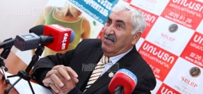 Press conference of the President of the National Union of Yezidi in Armenia Aziz Tamoyan