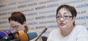 Press confernce of Larisa Alaverdyan and Marina Grigoryan