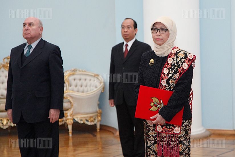 Armenian president meets with Indonesian ambassador 