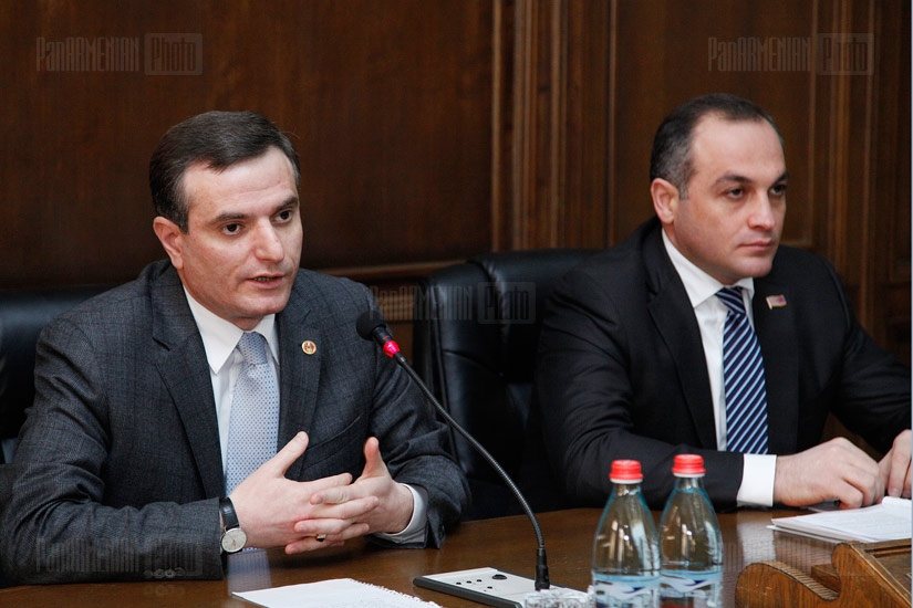 Press conference of Artak Zakaryan and Koryun Nahapetyan