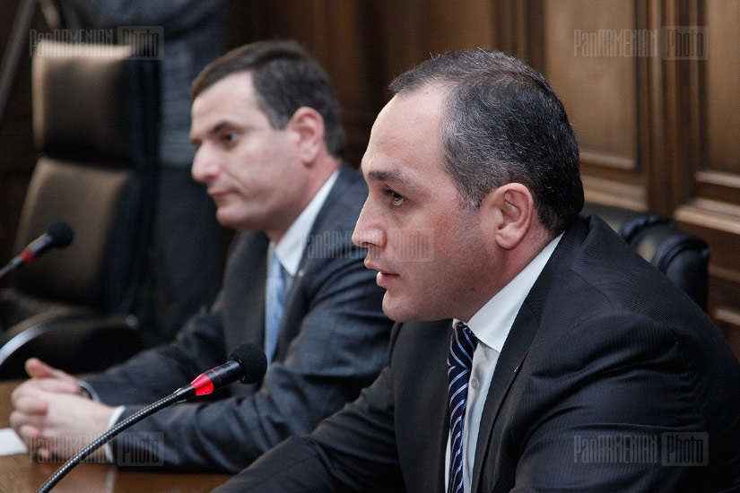 Press conference of Artak Zakaryan and Koryun Nahapetyan
