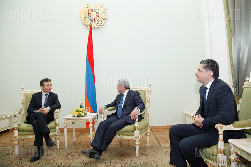 Президент Серж Саркисян принял премьер-министра Грузии Бидзину Иванишвили