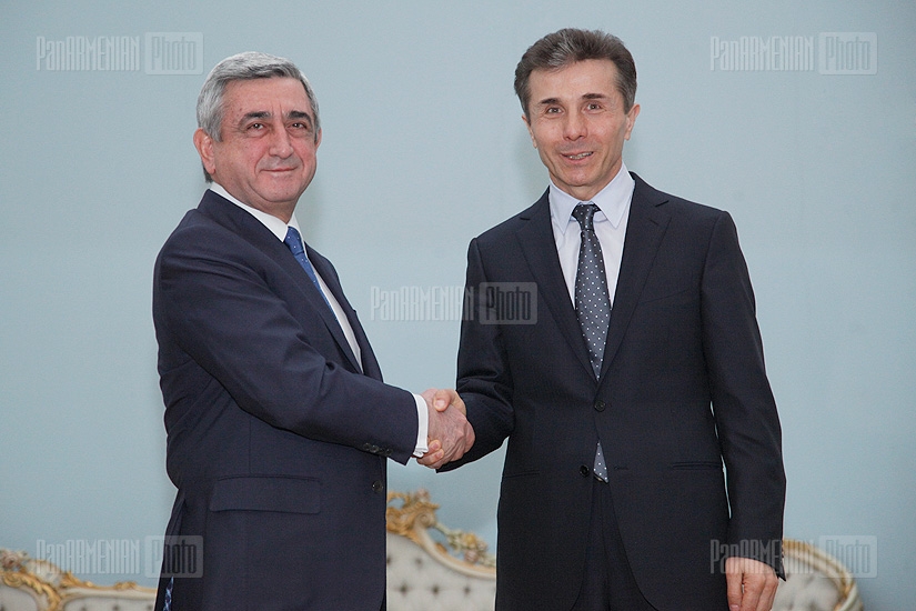 Президент Серж Саркисян принял премьер-министра Грузии Бидзину Иванишвили