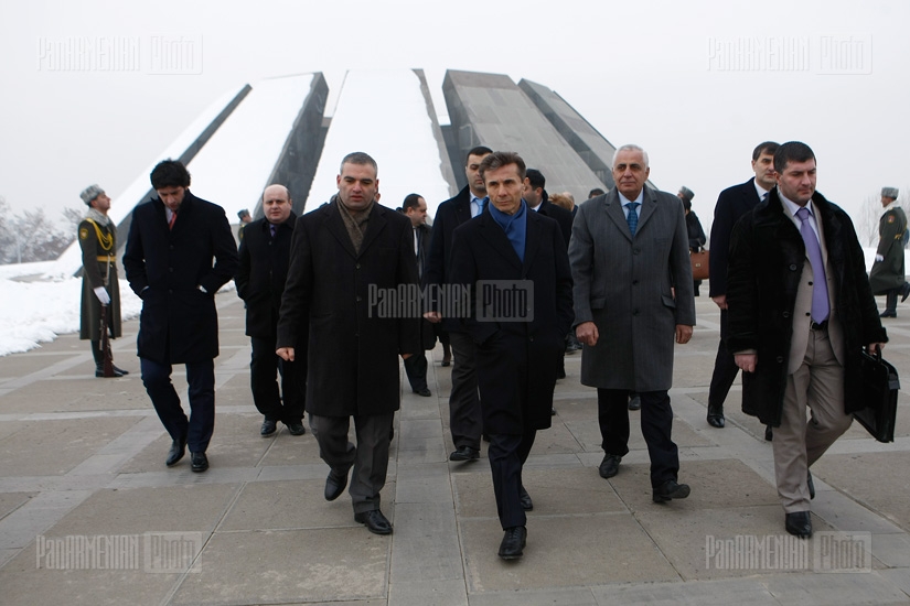  Georgian PM Bidzina Ivanishvili visits Tsitsernakaberd